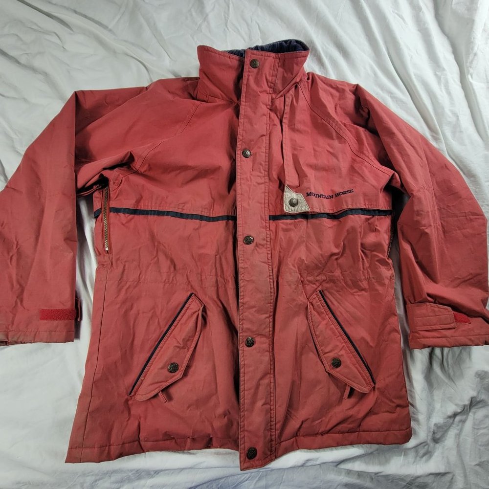 Mountain Horse Size Large Red Most Technical Riding Jacket Equestrian Horses
